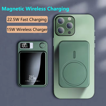 Xiaomi 2024 New 100000Mah Wireless Power Bank Magnetic Qi Portable Powerbank Type C Mini Fast Charger for Iphone Samsung