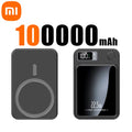 Xiaomi 2024 New 100000Mah Wireless Power Bank Magnetic Qi Portable Powerbank Type C Mini Fast Charger for Iphone Samsung