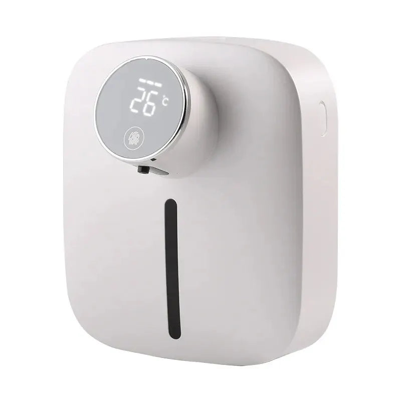 Wall-Mounted Automatic Soap Dispenser Multifunctional Infrared Sensor LED Digital Display Touchless Foam USB Rechargeable