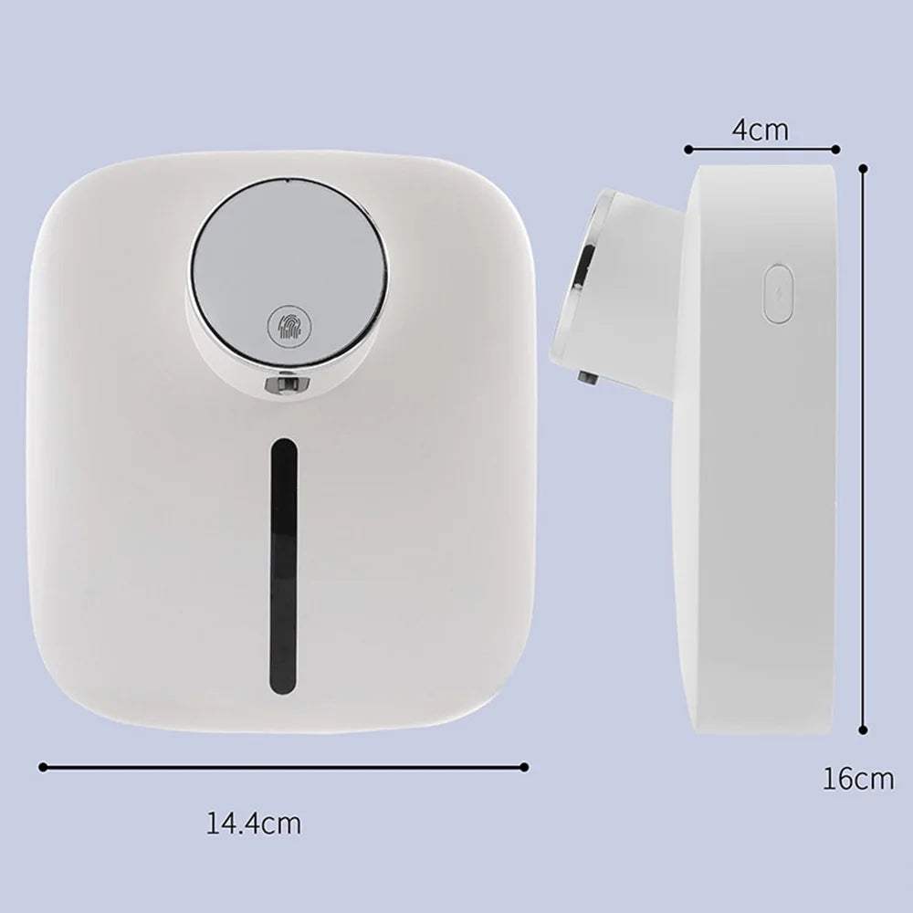 Wall-Mounted Automatic Soap Dispenser Multifunctional Infrared Sensor LED Digital Display Touchless Foam USB Rechargeable