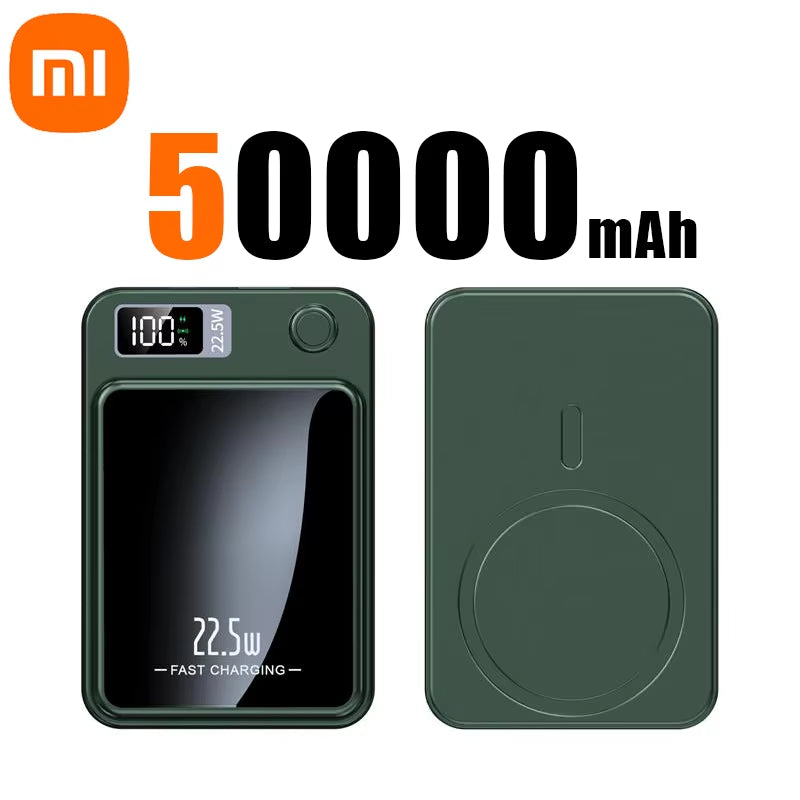 Xiaomi 2024 New 100000Mah Wireless Power Bank Magnetic Qi Portable Powerbank Type C Mini Fast Charger for Iphone Samsung